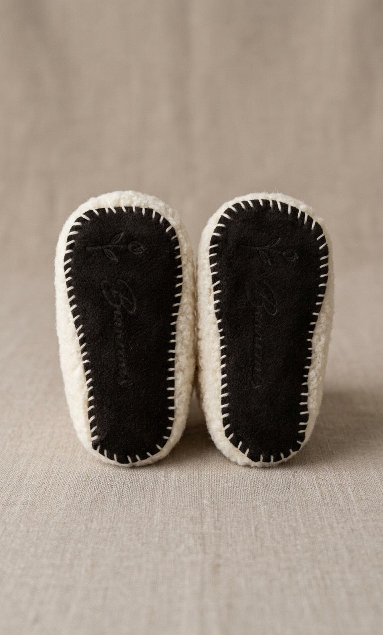 Tiny Steps Mary Janes - Soft Ivory