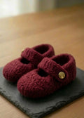Tiny Steps Mary Janes - Heritage Plum
